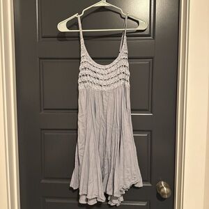 O'Neill Light Blue Crochet Dress